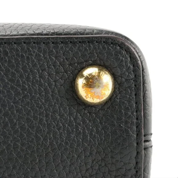 Louis Vuitton Black Taurillon Capucines BB Bag - Picture 9 of 9